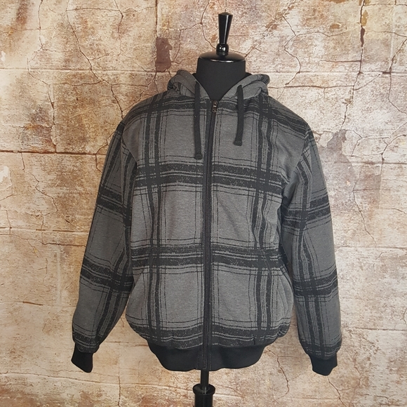 MEDIUM Sherpa Lined Zip-Up Hoodie - Picture 2 of 7
